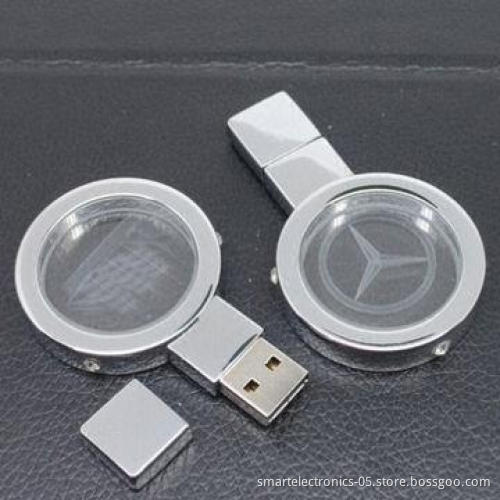 Crystal USB Flash Drive, 10-year Data Retention